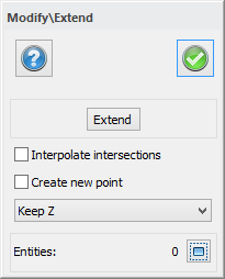 Topocad - Extend