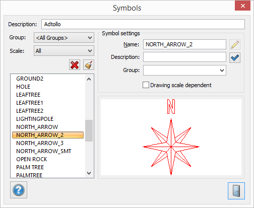 Topocad - System - Symbols