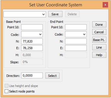 UCS - User Coordinate System (Baseline)